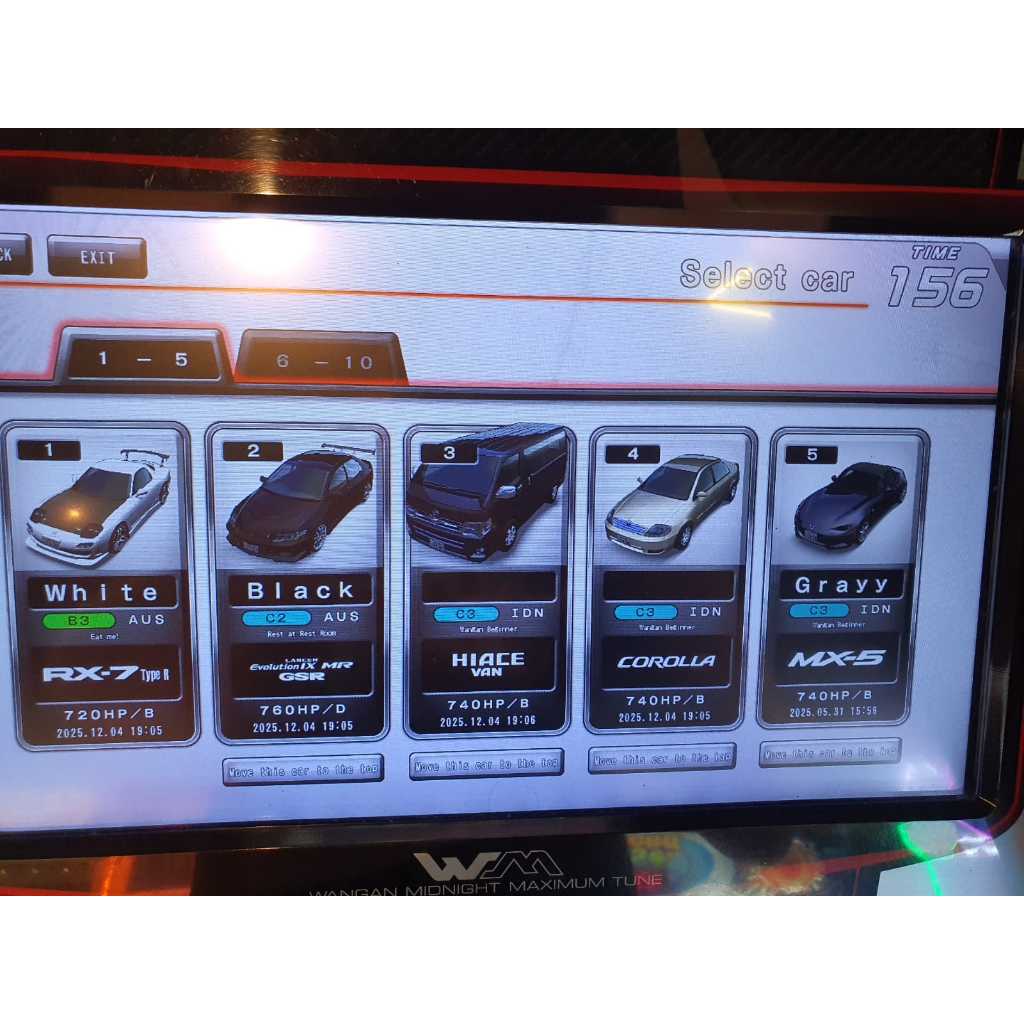 Banapassport Wangan Midnight Maximum Tune 6rr Data Ready For Battle and Time attack + 2 Fulltune Tic