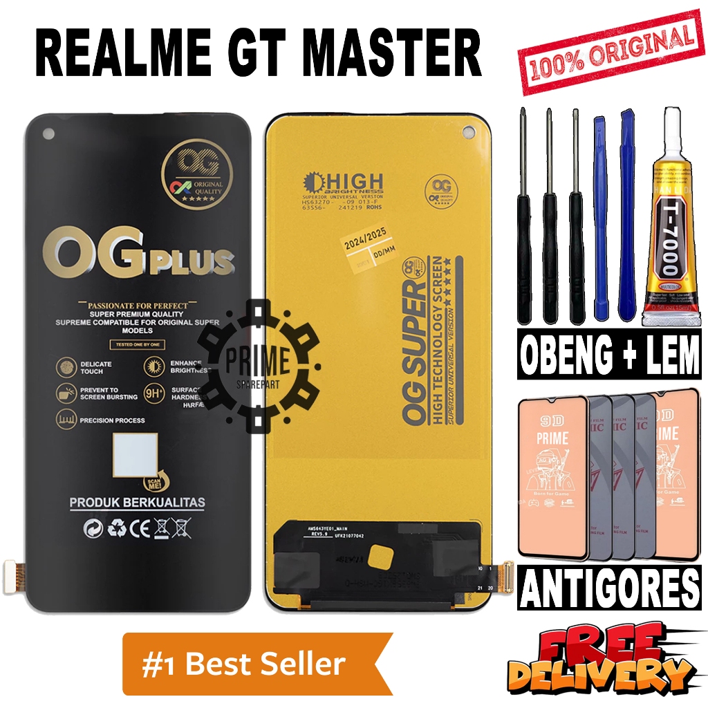 LCD TOUCHSCREEN REALME GT MASTER ORIGINAL OEM LCD FULLSET