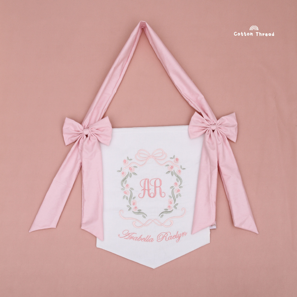 Embroidery Banner - Custom Nama Baby - Cottonthread
