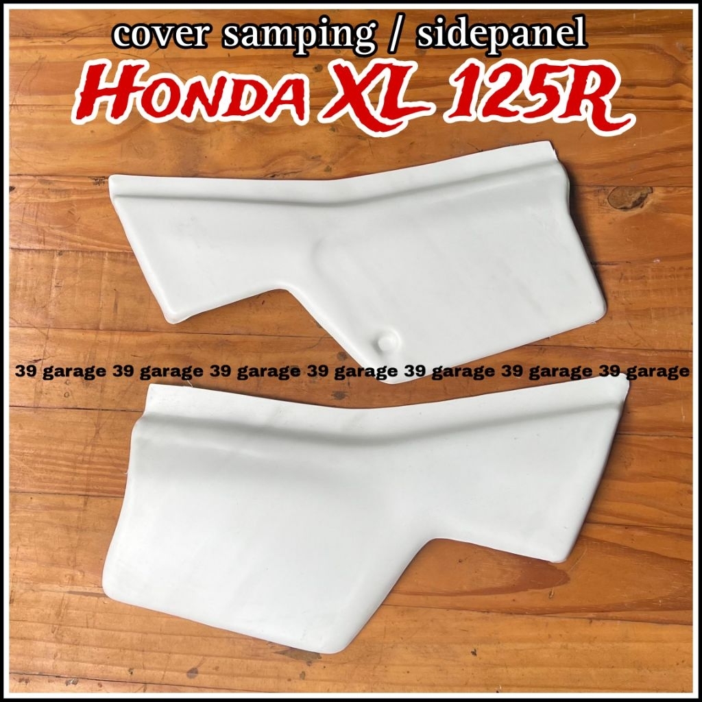 kover samping model honda XL 125r sidepanel model honda XL 200r side cover trail klasik XL200r cover