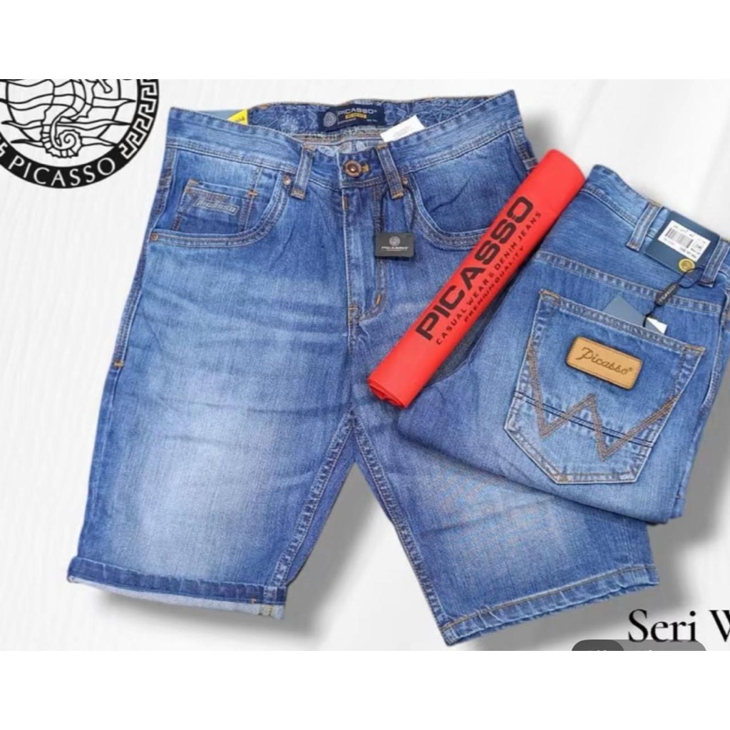 celana pendek picasso denim