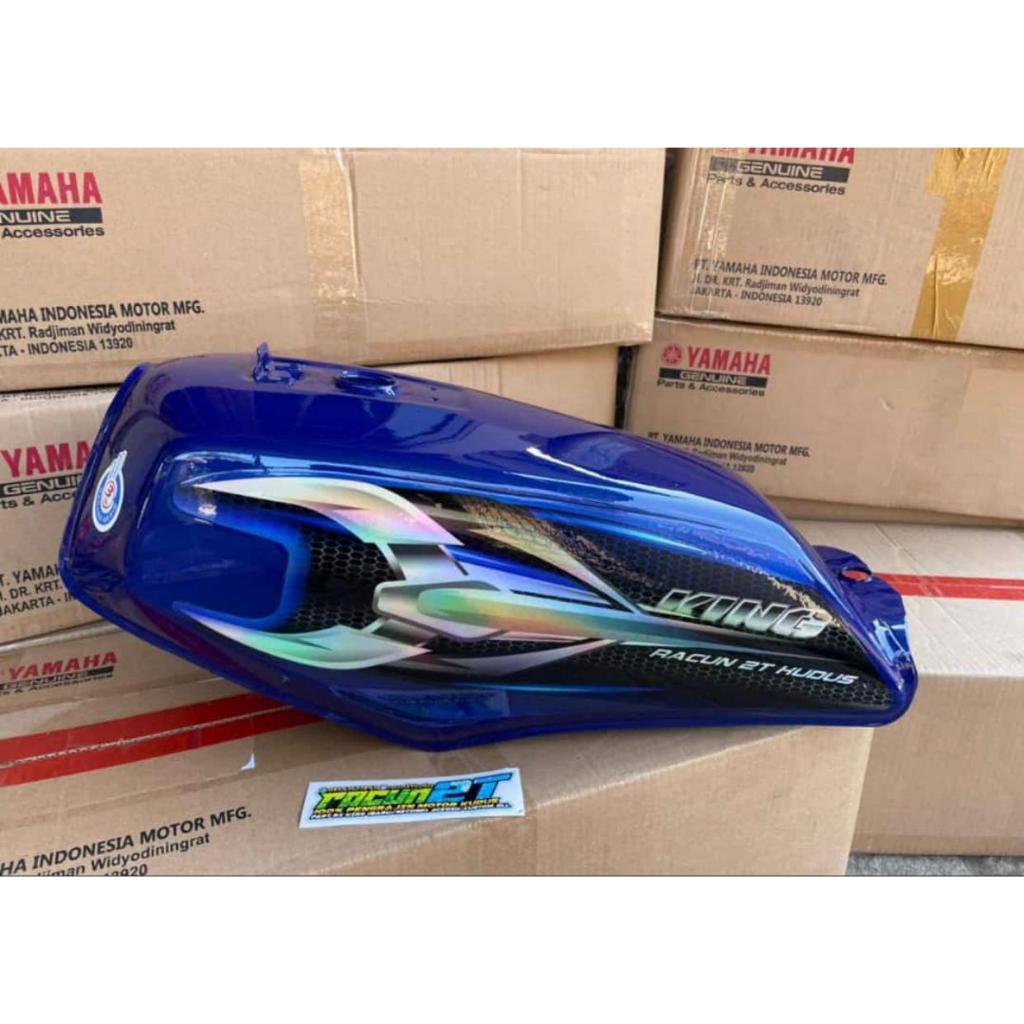 TANGKI RX KING 2007 VARIASI BIRU PEREDAM