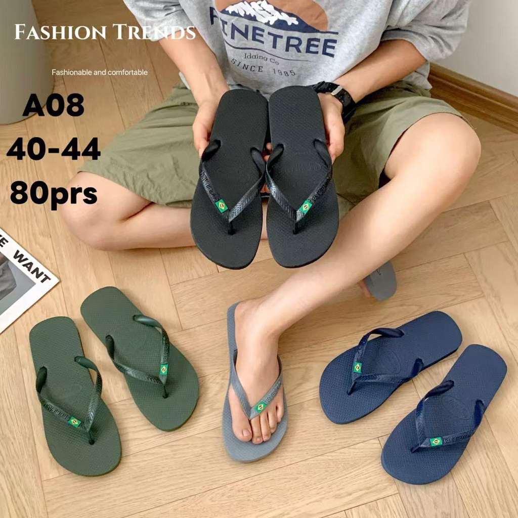 Sandal Jepit Pria havayanas Karet Sol Tebal Anti Slip Sendal Harian Size Besar Cowok