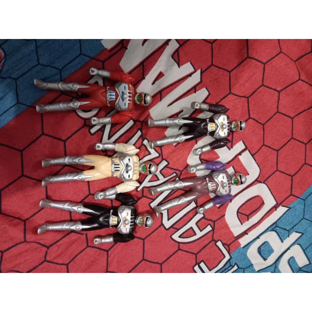 figure jadul power ranger set 5