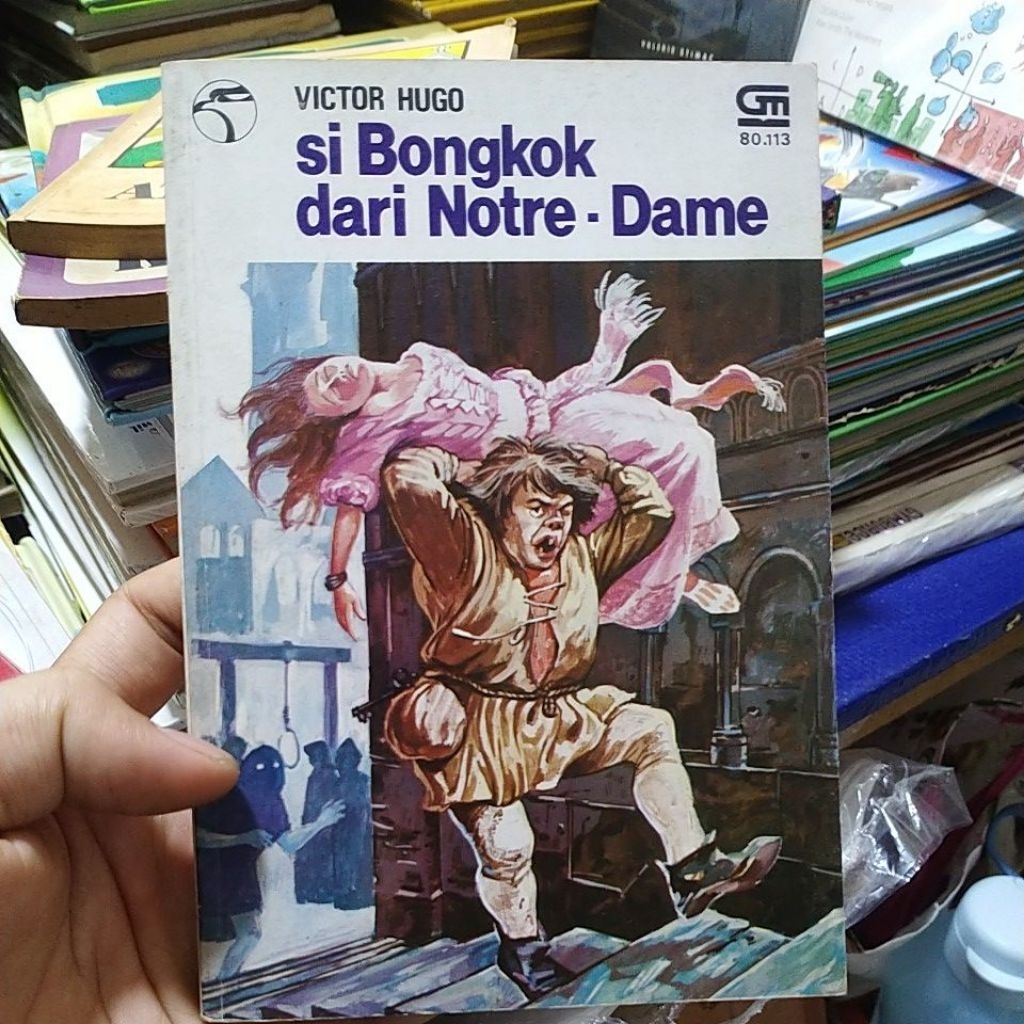 buku sastra lama novel si bongkok dari notre dame by victor hugo original