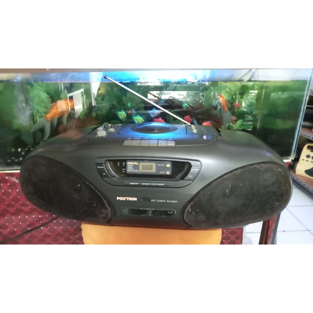 radio tape Polytron grand bazzoke model PSC-722 bonus 1 kaset pita