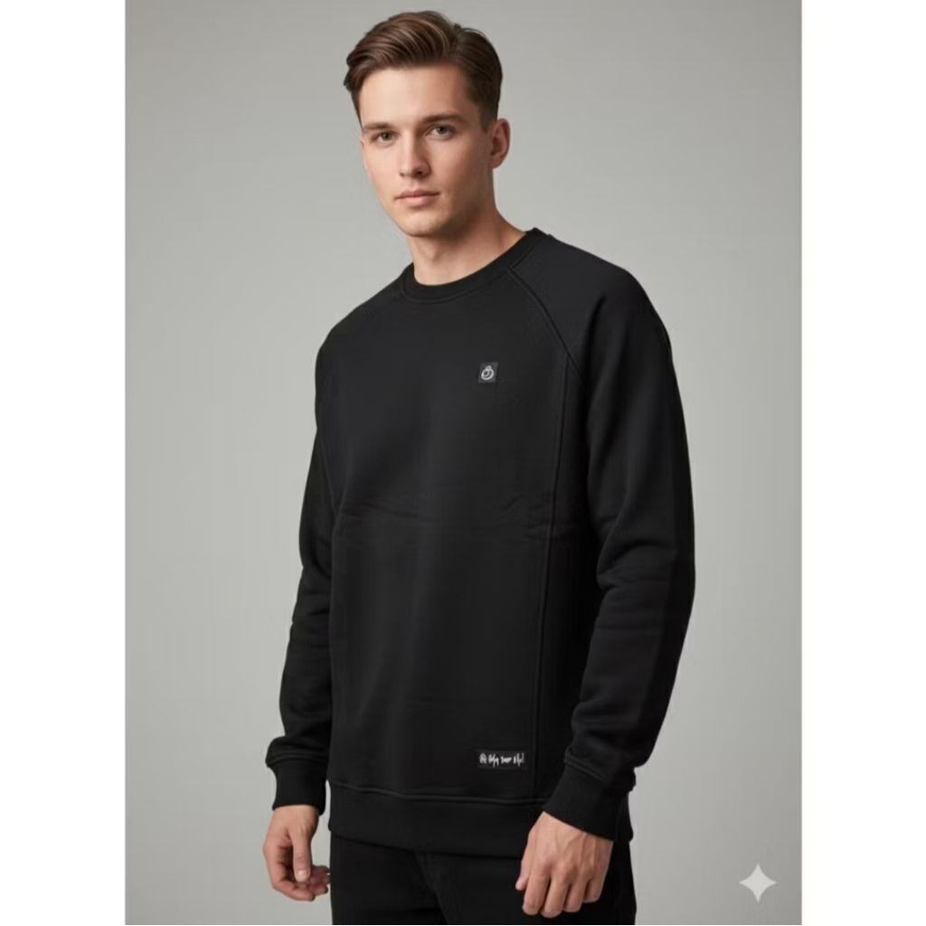 Sweater Juice Ematic Klo Crewneck Black Original