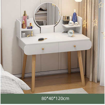 Meja Rias Modern Minimalis / Meja Rias Putih / Meja Rias Minimalis / Meja Kosmetik HD058