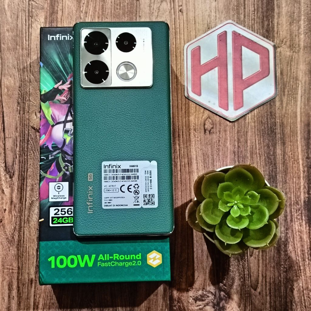 Infinix Note 40 Pro Plus 5G 12/256 GB Garansi Resmi Indonesia Second Bekas Original