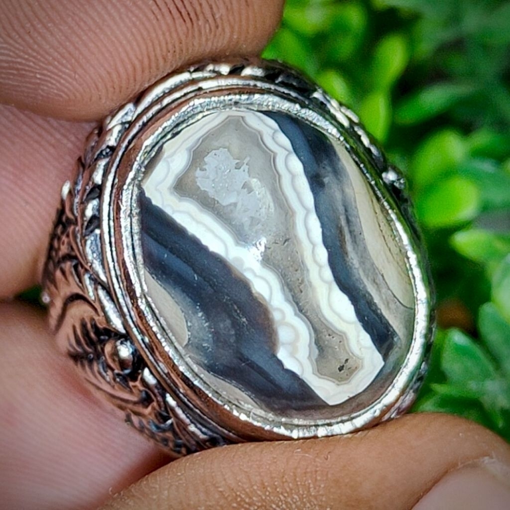 akik pamor lam alif batu Karangnunggal