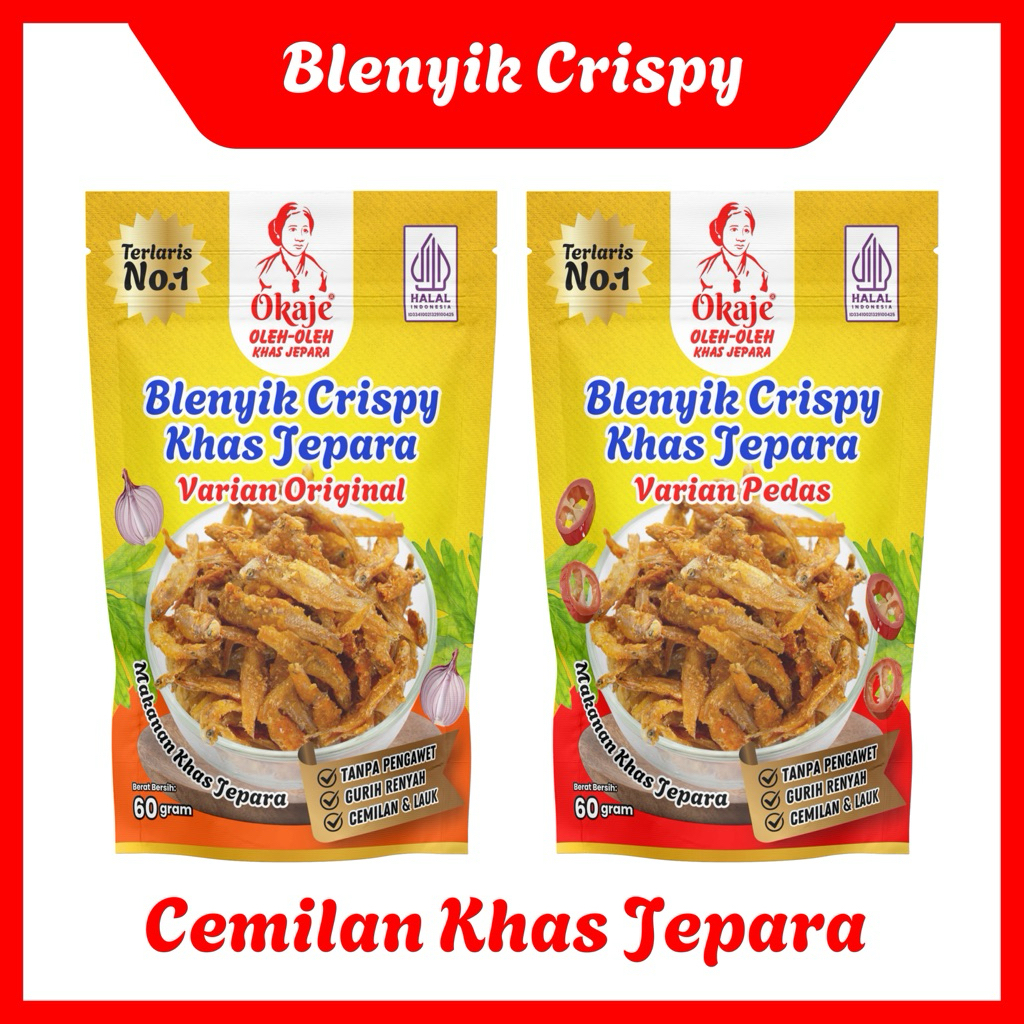 OKAJE Blenyik Crispy Instan Khas Jepara | Oleh Oleh Khas Jepara