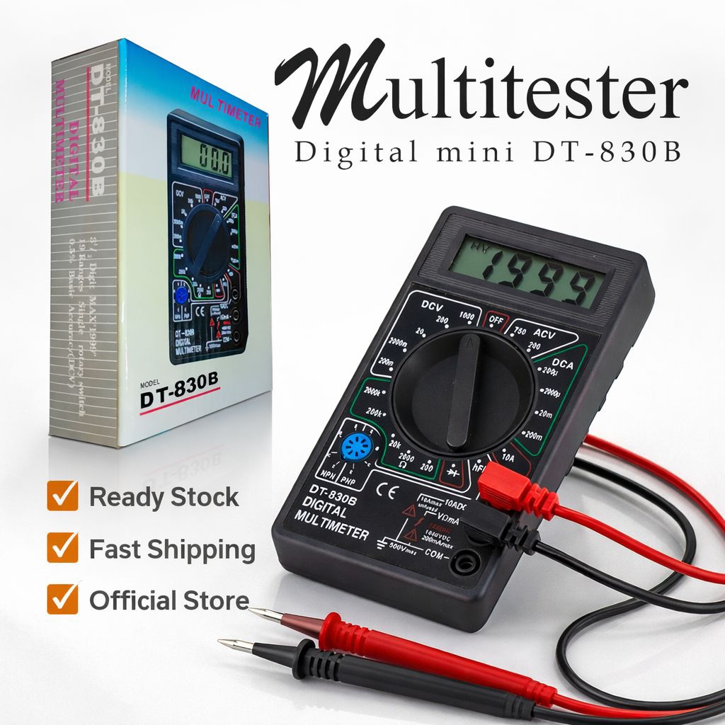 MULTITESTER MULTIMETER AVOMETER MINI DIGITAL DT-830B