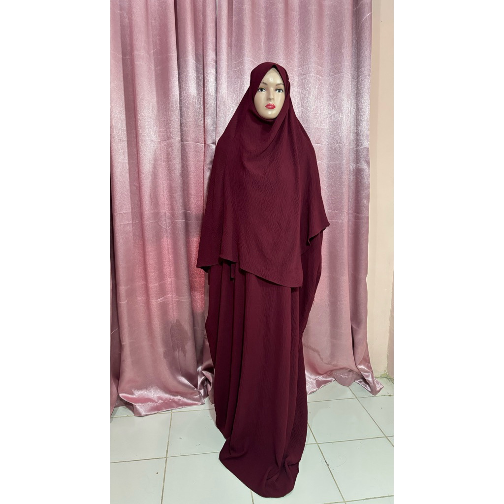 Preloved abaya set French khimar