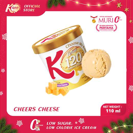 Kaluli Cheers Cheese Greek Cheese Strawberry Cup 110 ML (1 pcs, 2 pcs, 3 pcs)  - Low Fat Low Calorie