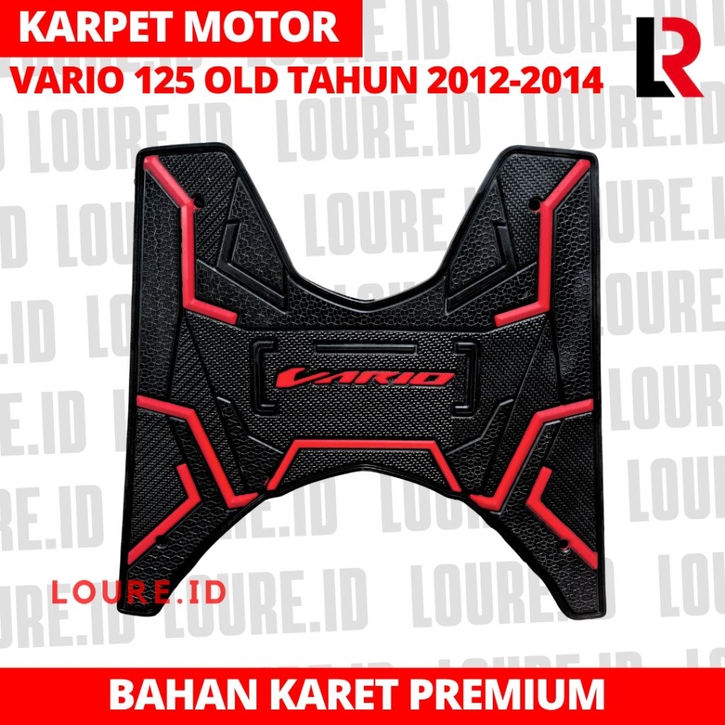 Karpet Motor Vario 125 OLD Tahun 2012-2014 / Alas Pijakan Kaki Motor Vario 125 Old / Vario KZR