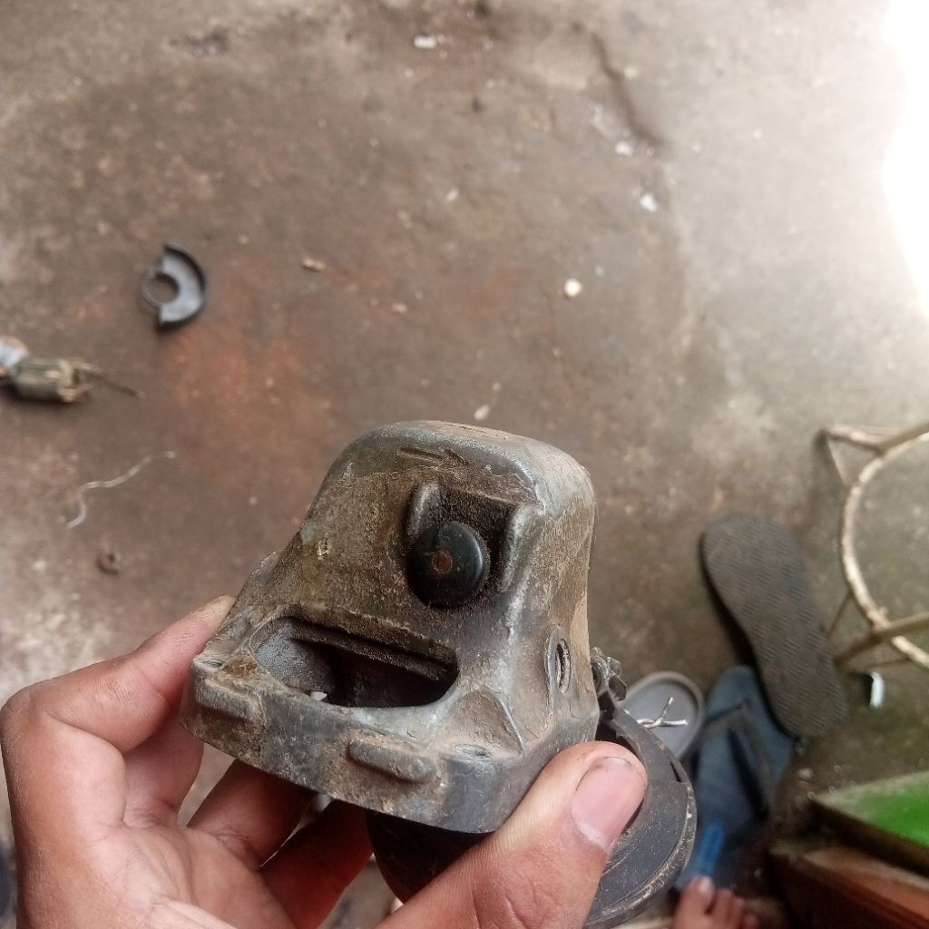 set kepala gerinda bosch gws 6-100 / gws 060 kondisi bekas orisinil