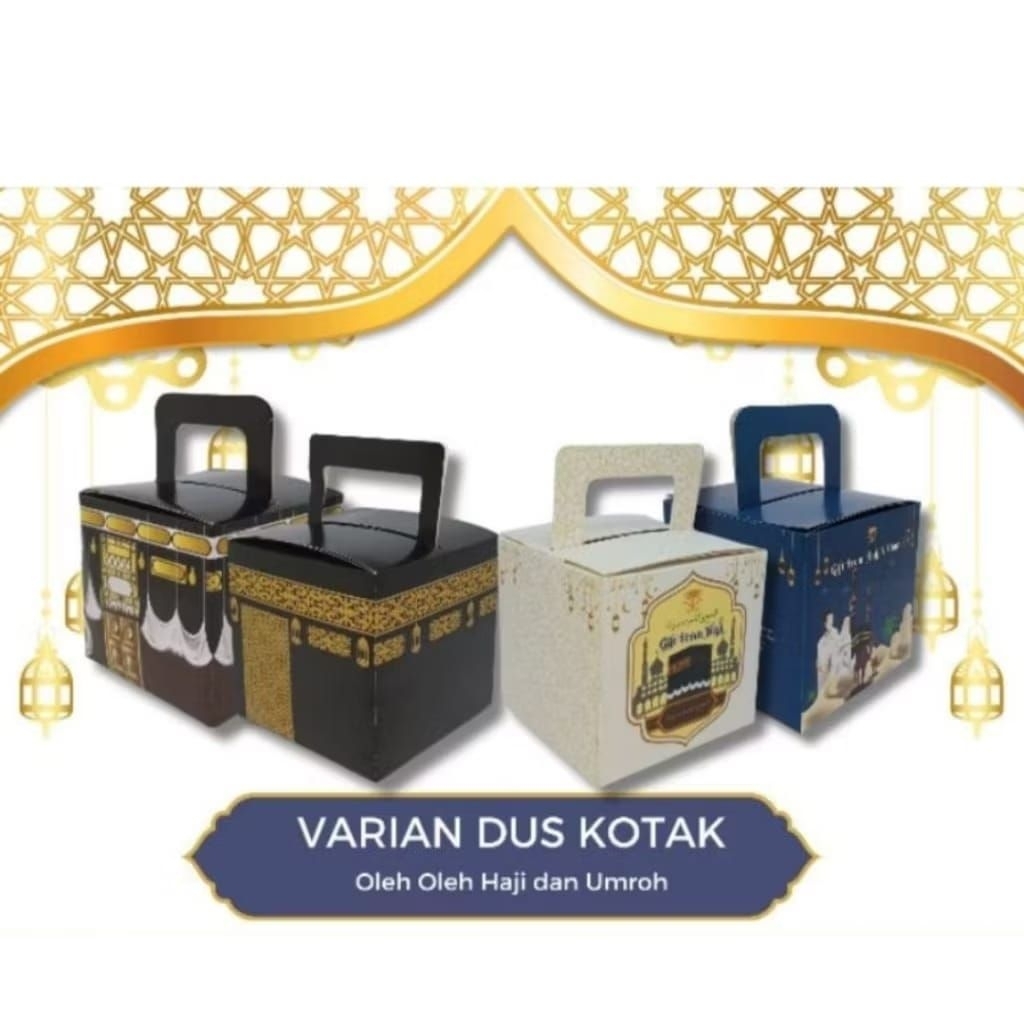 Dus Box 10 X 10 isi 1pak 50pcs oleh oleh haji dan umroh