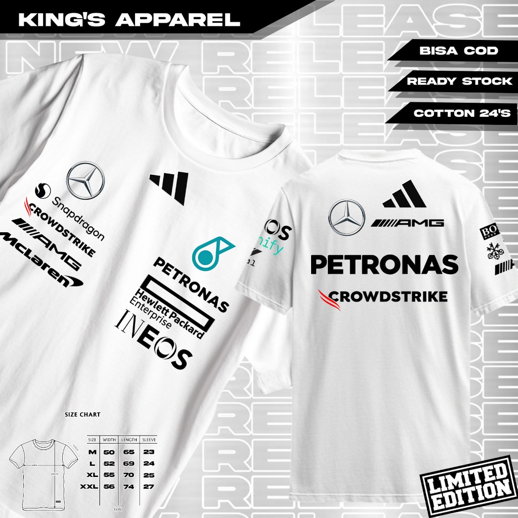 Kaos Petronas logo Grand Prix Of Malaysia Yamaha Racing Team Sepang International Circuit MotoGP Baj