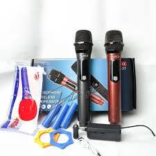 Professional Microphone Cable Wireless Fleco M-31 Mikrofon Fleco double single 1 mic 2 mic