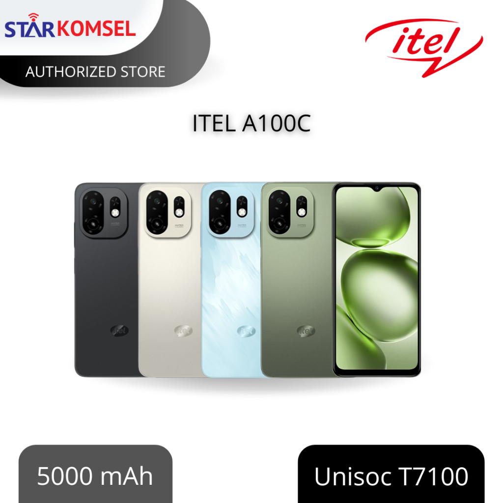 HP ITEL A100C 4/64 GARANSI RESMI ITEL INDONESIA