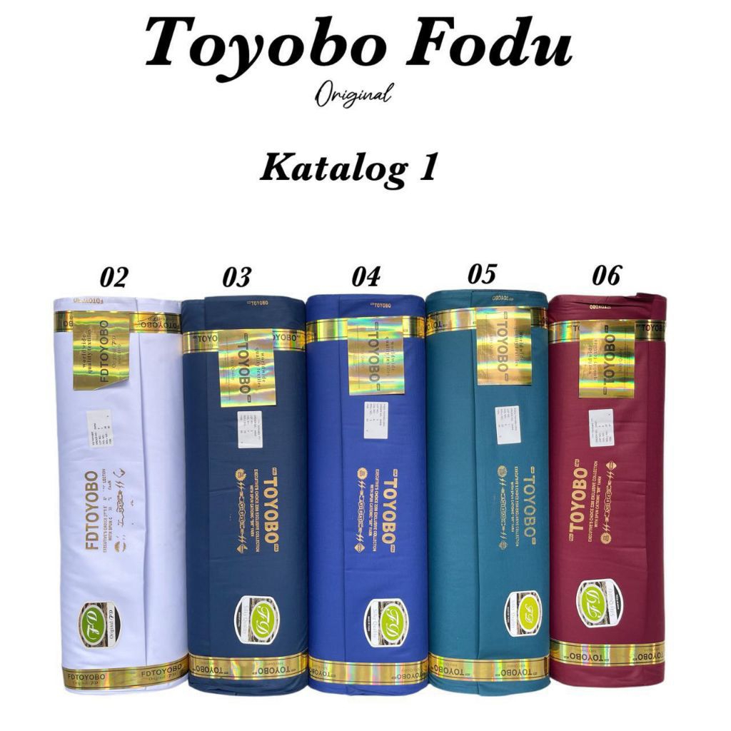 Kain Katun Toyobo FODU 0.5 Meter - Adem, Halus, Tebal