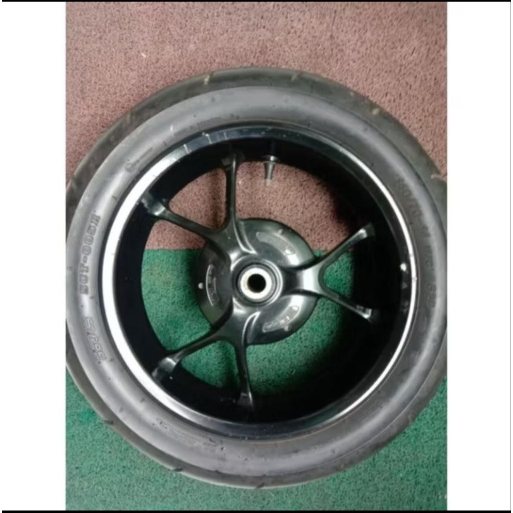 velg belakang aerox 155 original bawaan motor plus ban