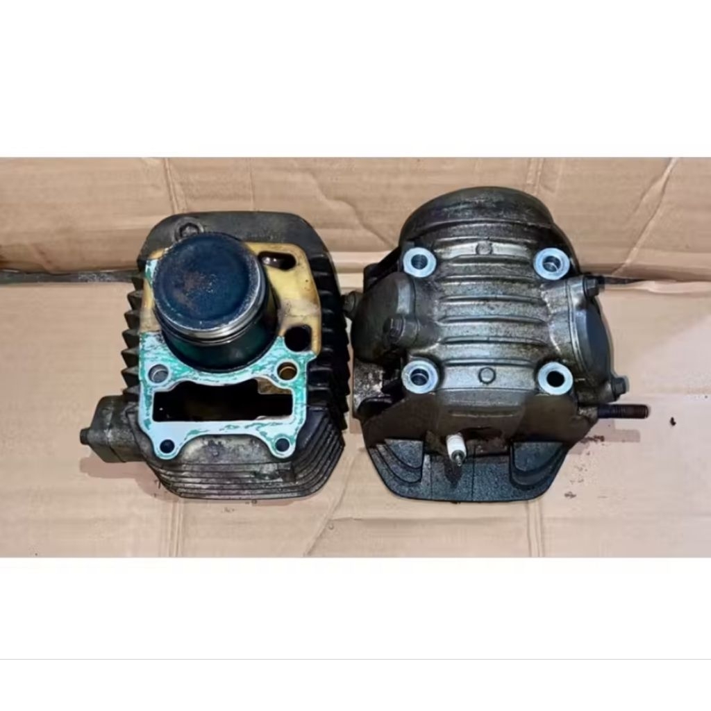 Blok Cylinder Blok Head Boring Kop Deksel Supra X 125 / Karisma Original Copotan