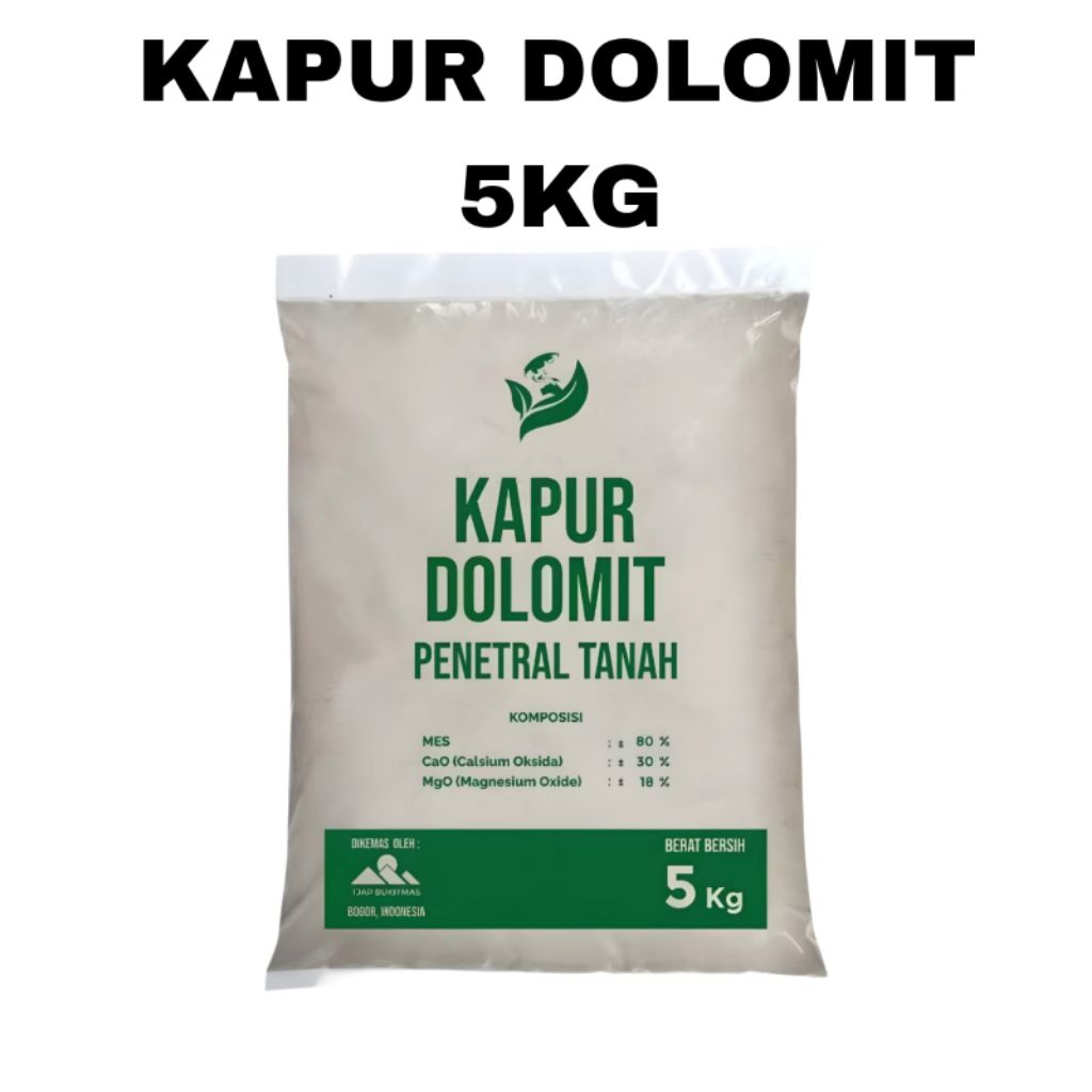 Kapur Dolomit 5Kg Pupuk Kapur Pertanian Dolomite