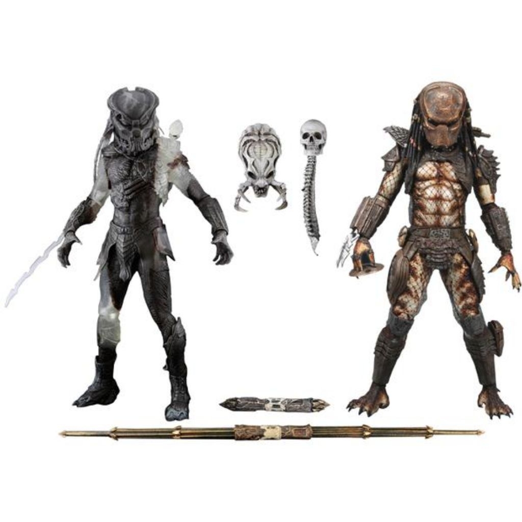 NECA Predator Berserker & City Hunter 2 Pack ORI MIB