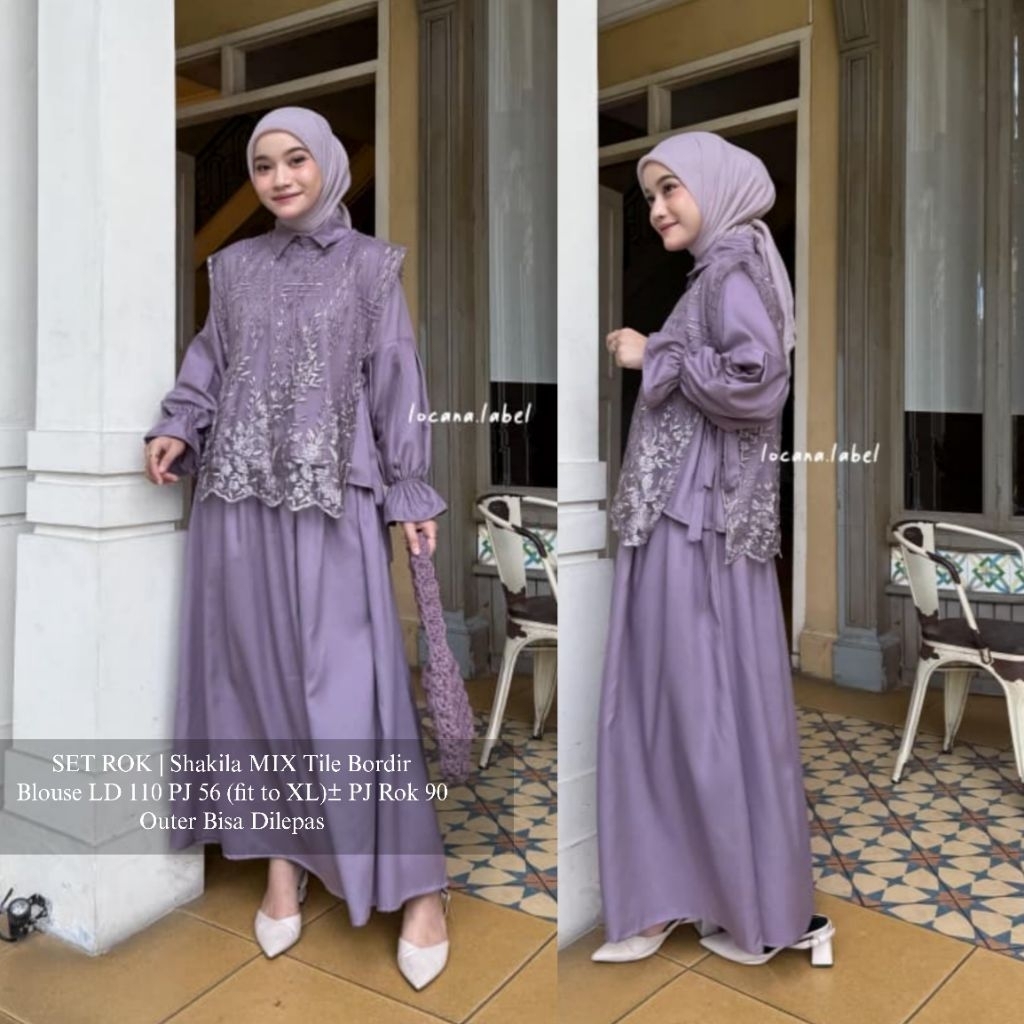 LOCANA LABEL (READY STOCK)  Quinzy Set Locana 3in1 Benka Vest Allsize 110  LCN Solo