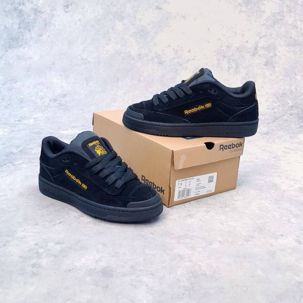 Reebok Club C Bulc Black Team Yellow