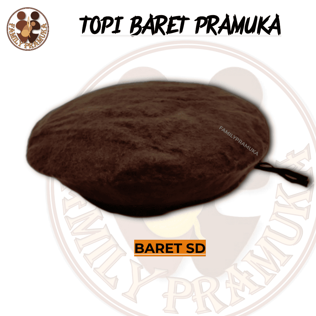 TOPI BARET PRAMUKA SD SMP SMA/BARET PRAMUKA PREMIUM