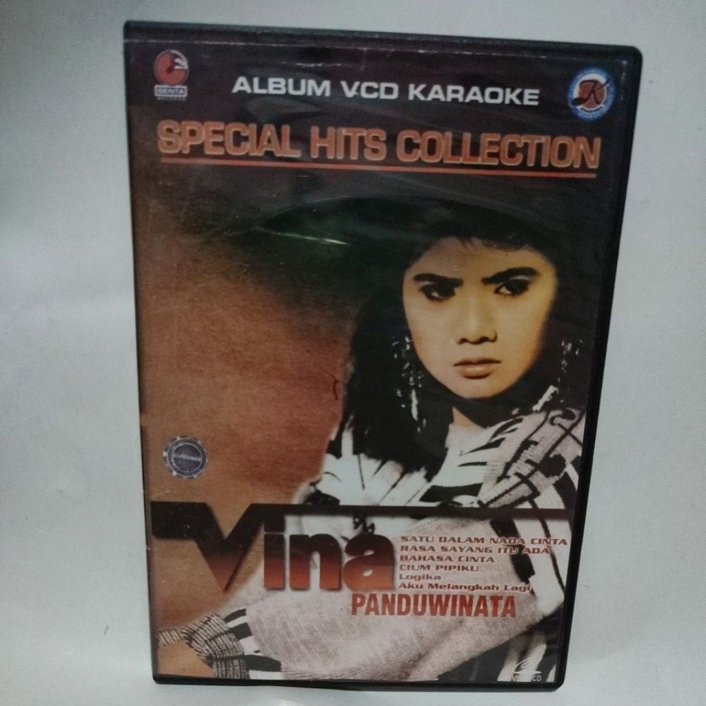 VCD KARAOKE SPECIAL HITS COLLECTION VINA PANDUWINATA