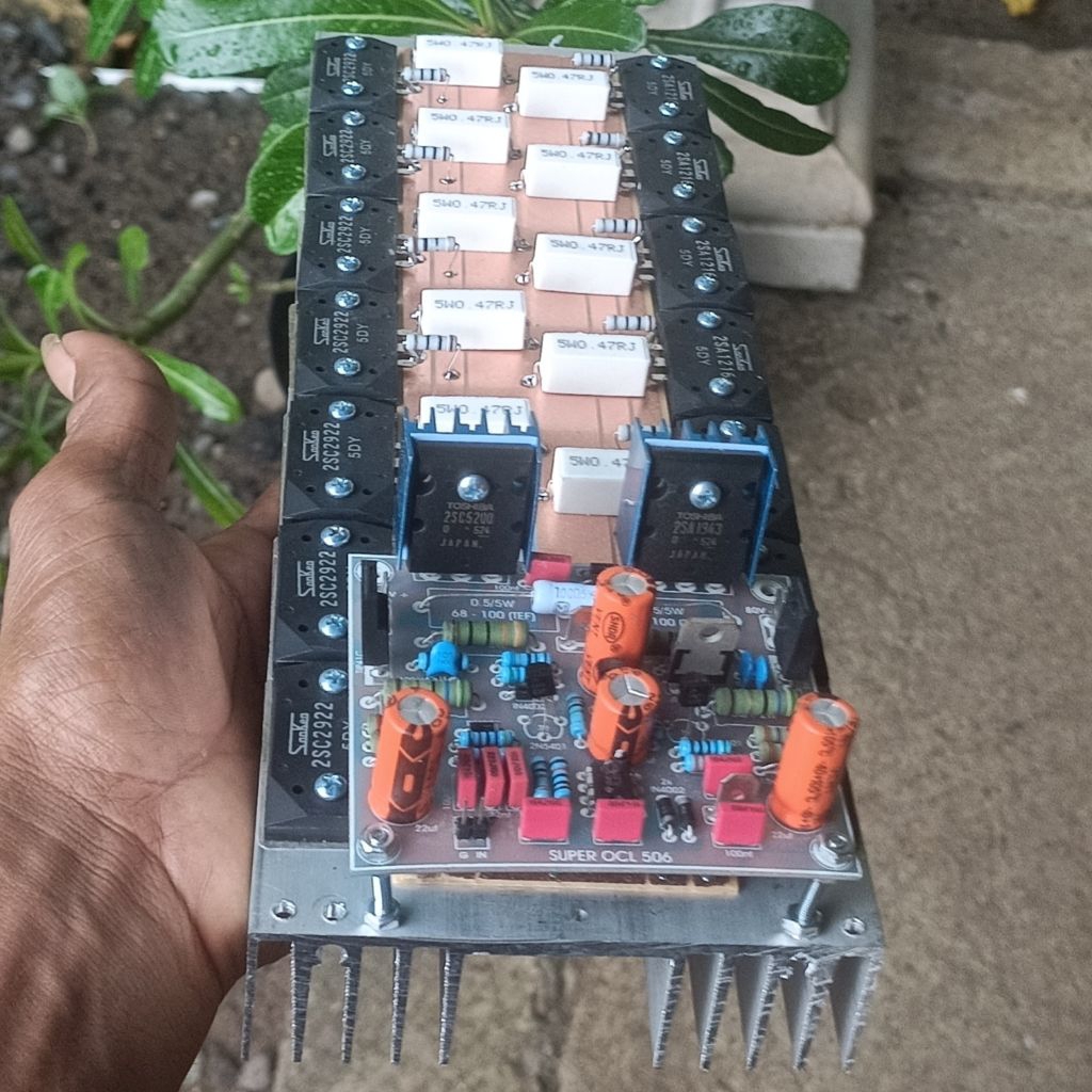 * Super Socl 506 lengkap PCB fiber tahan panas karakter flat 7 set final Sanken original Japan on ku