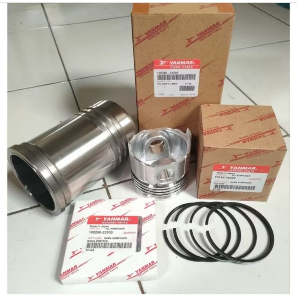 YANMAR TF 65 ( LINER BORING + PISTON + RING) YANMAR TF 65 DIESEL