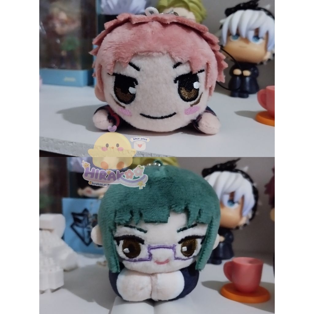 [OFFICIAL] Hugchara Itadori Yuji Maki Zenin Nesoberi Plush Keychain Keyring Boneka Ganci Jujutsu Kai