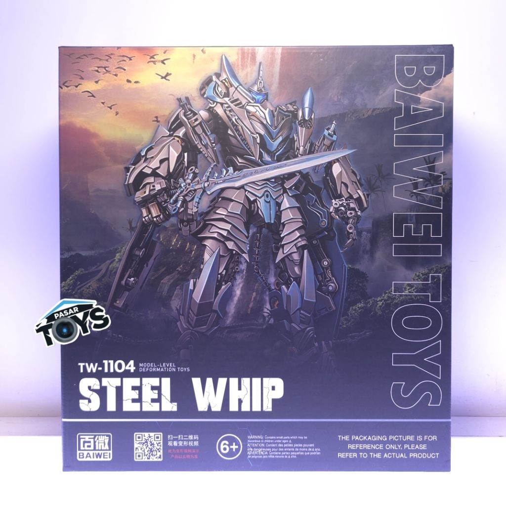 Baiwei Toys TW-1104 TW1104 Steel Whip aka Oversized KO AOE Dinobot Strafe