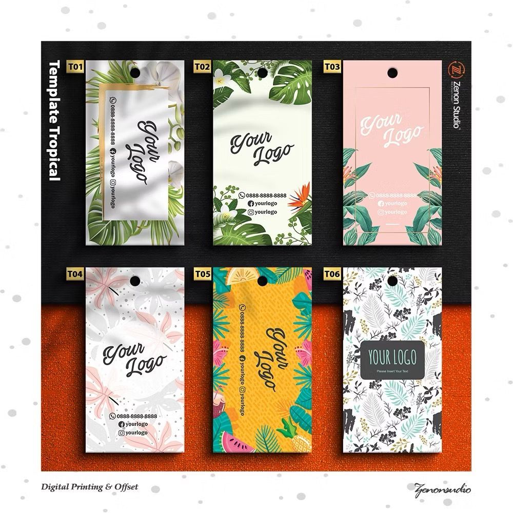 custom hangtag / hangtag tebal/ hangtag distro/ cap baju / label kertas