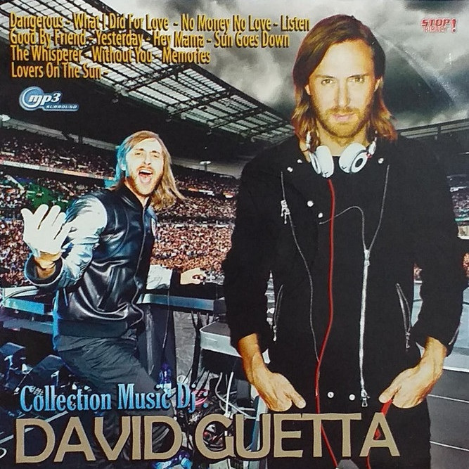 Kaset MP3 David Guetta U2 John Legend Collection Album DJ Progressive Audio House Music