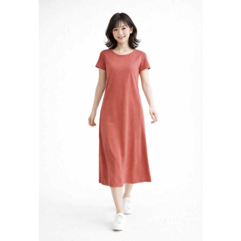 Dress with Cup Bra GU by UNIQLO Rose Pink (M)
