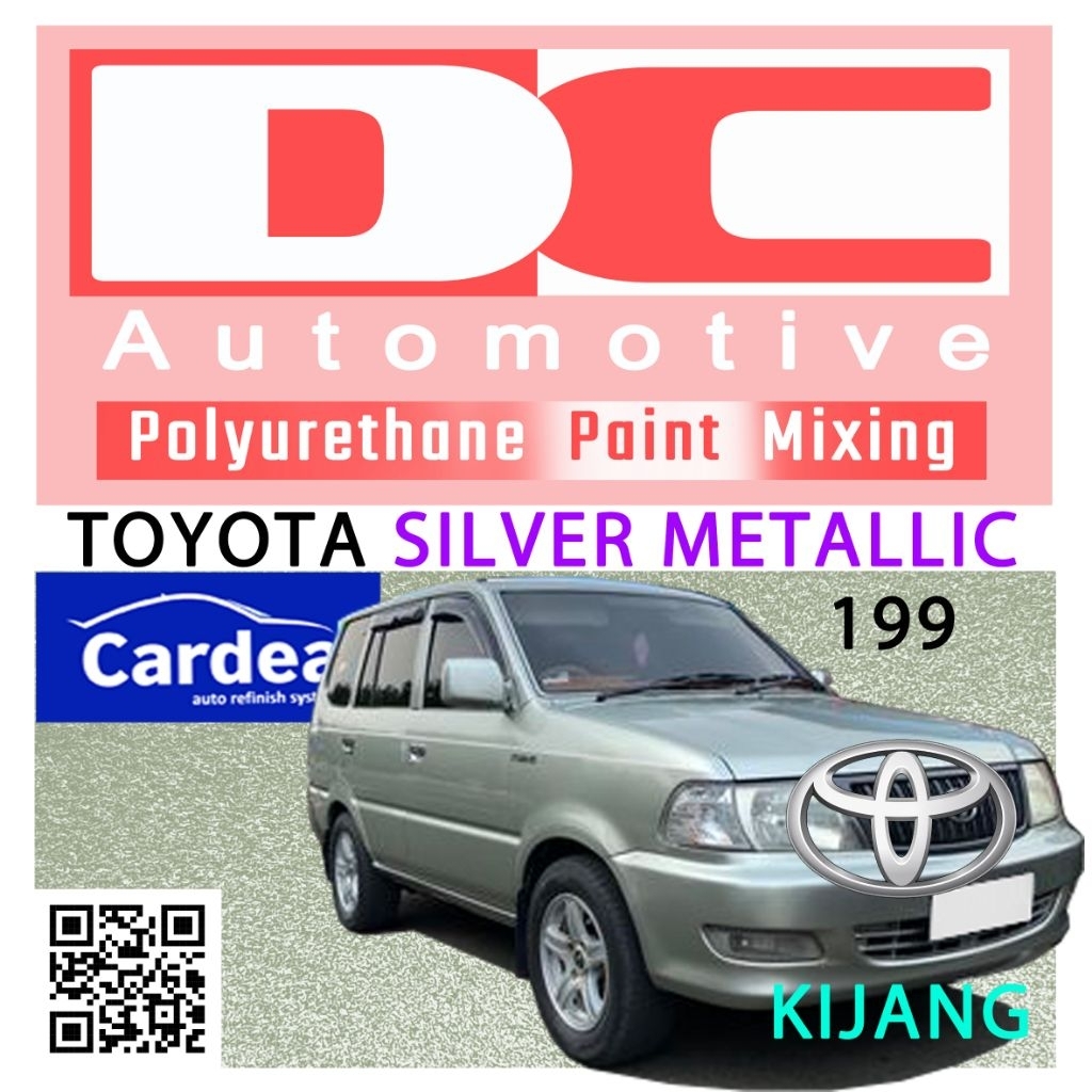 Cat PU Cardea Toyota Kijang Silver Metallic 199