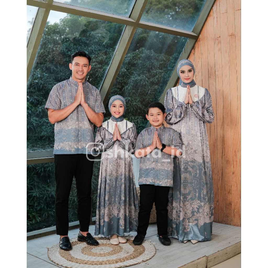 Premium Fiora series by Shkata gamis kerudung