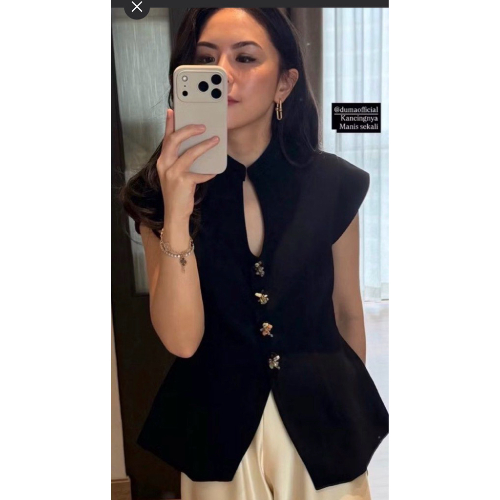 Duma Joya Top Black