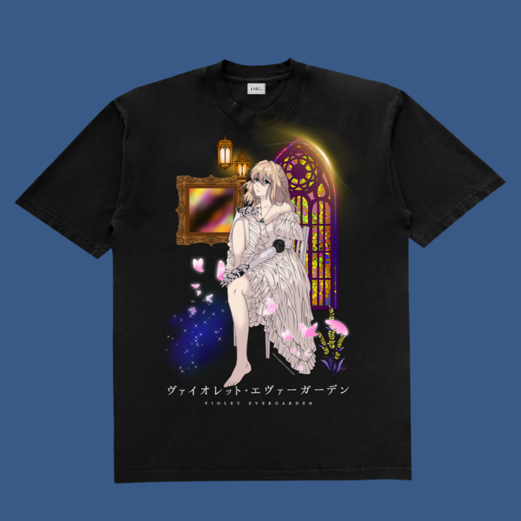 ARESH.ID - Violet Evergarden Baju Kaos Anime