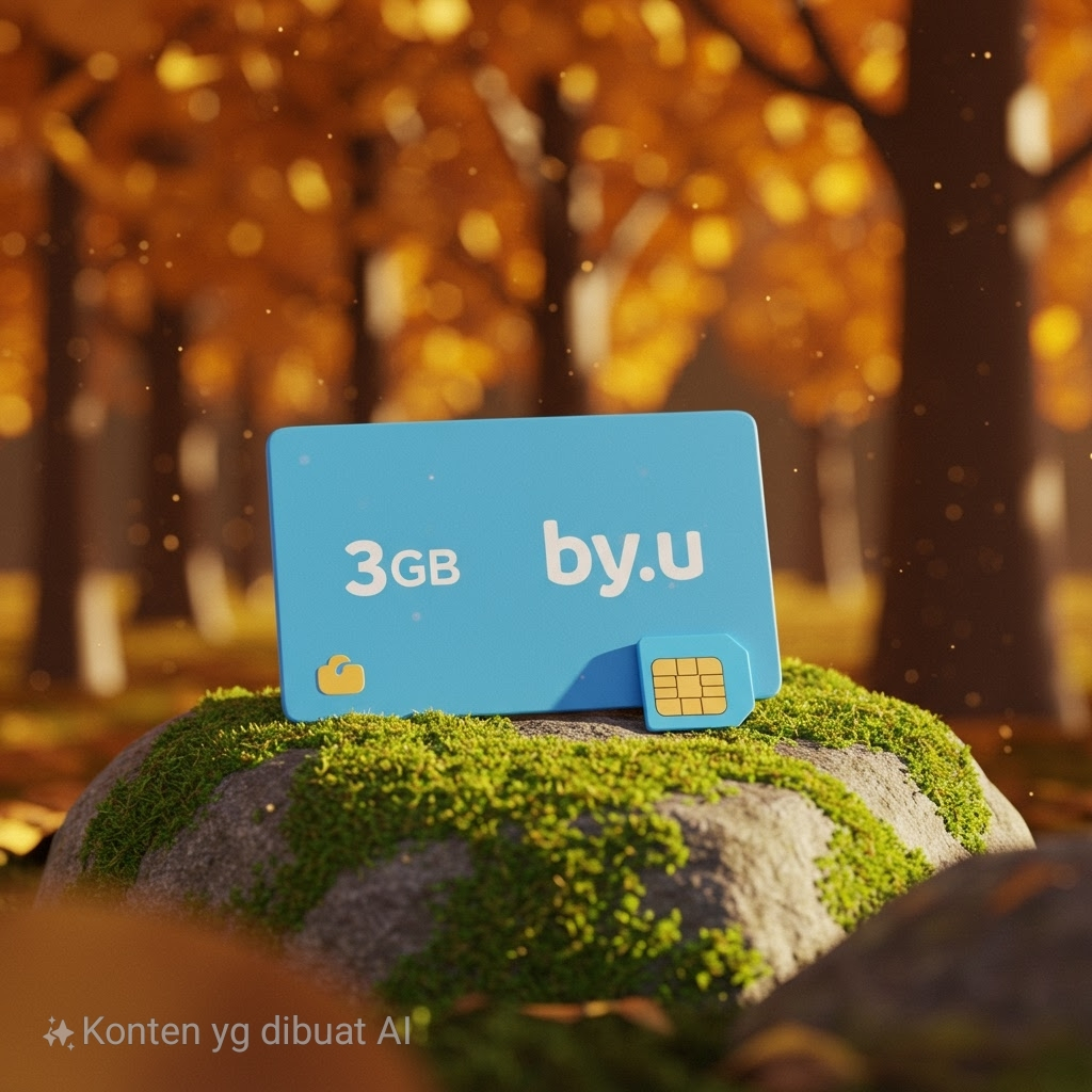 Kartu perdana telkomsel by u 3gb(segel dan usage)