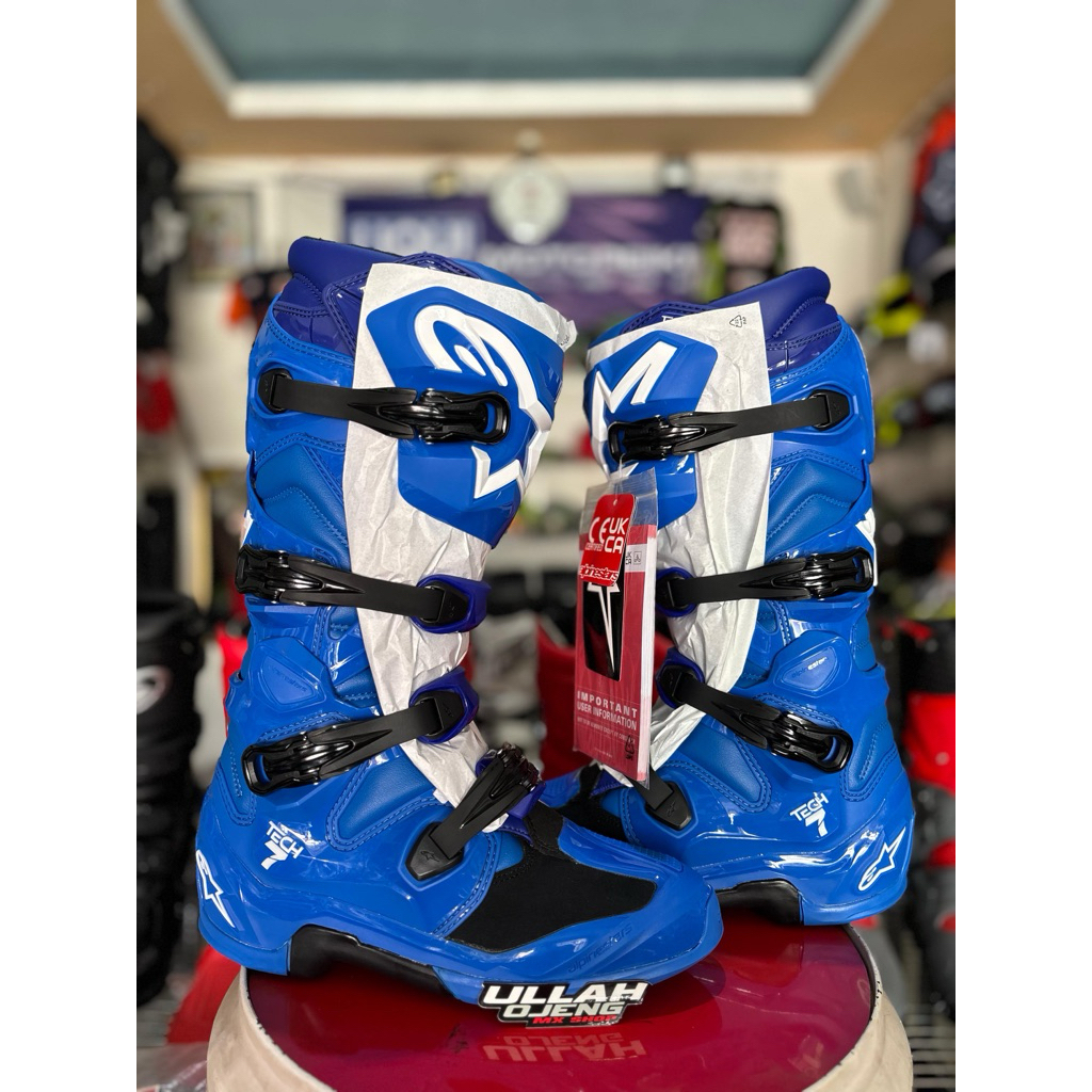 SEPATU TRAIL ALPINESTAR TECH 7, BLUE 43