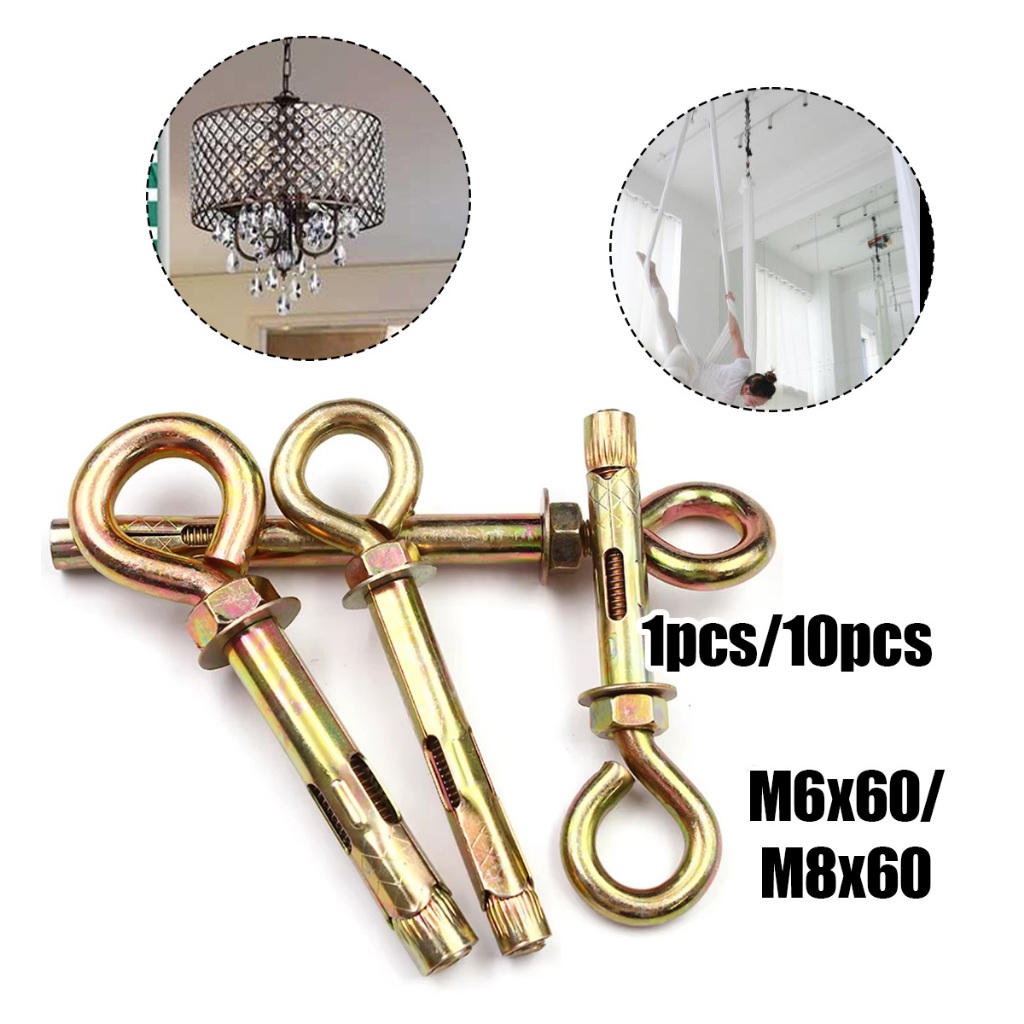 10PCS Eye Anchor /Eye Dynabolt/Eye Bolt Sleeve Anchor/Baut Hook Dynaset Dynabolt Hook Dinabol Toggle