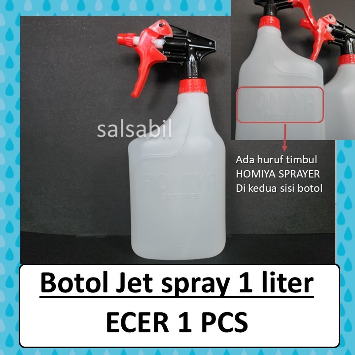 (ECER) Botol Jet Spray 1 Liter / botol semprot burung