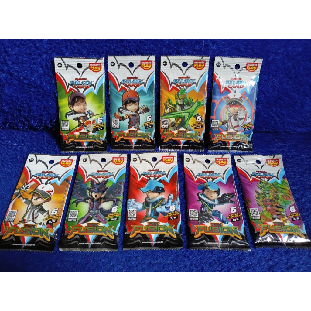 kartu Boboiboy pek Fusion
