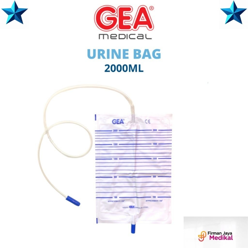 GEA URINE BAG / Kantong Urine 2000 ML Gea